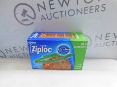 1 NEW BOX OF 125 ZIPLOC EASY OPEN SANDWICH BAGS RRP Â£12.99
