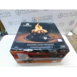 1 BOXED OUTLAND FIREBOWL MEGA PORTABLE PROPANE CAMP FIRE RRP Â£129