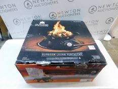 1 BOXED OUTLAND FIREBOWL MEGA PORTABLE PROPANE CAMP FIRE RRP Â£129