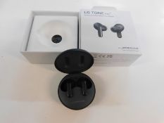 1 BOXED LG TONE FREE EARPHONES WITH MERIDIAN TECHNOLOGY MODEL UFP5 RRP Â£119.99