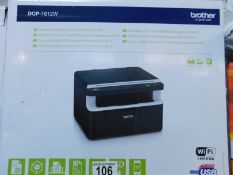 1 BOXED BROTHER DCP1612W MONOCHROME ALL-IN-ONE WIRELESS LASER PRINTER RRP Â£159.99