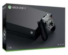 1 BOXED XBOX ONE X 1TB SSD IN BLACK RRP Â£299 (WORKING)