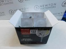 1 BOXED SET OF 4 LUIGI BORMIOLI MIXOLOGY GIN GLASSES RRP Â£39