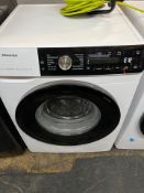 1 HISENSE WFGA80141VM, 8KG, 1400RPM WASHING MACHINE RRP Â£399 (POWERS ON, ERROR CODE E12)