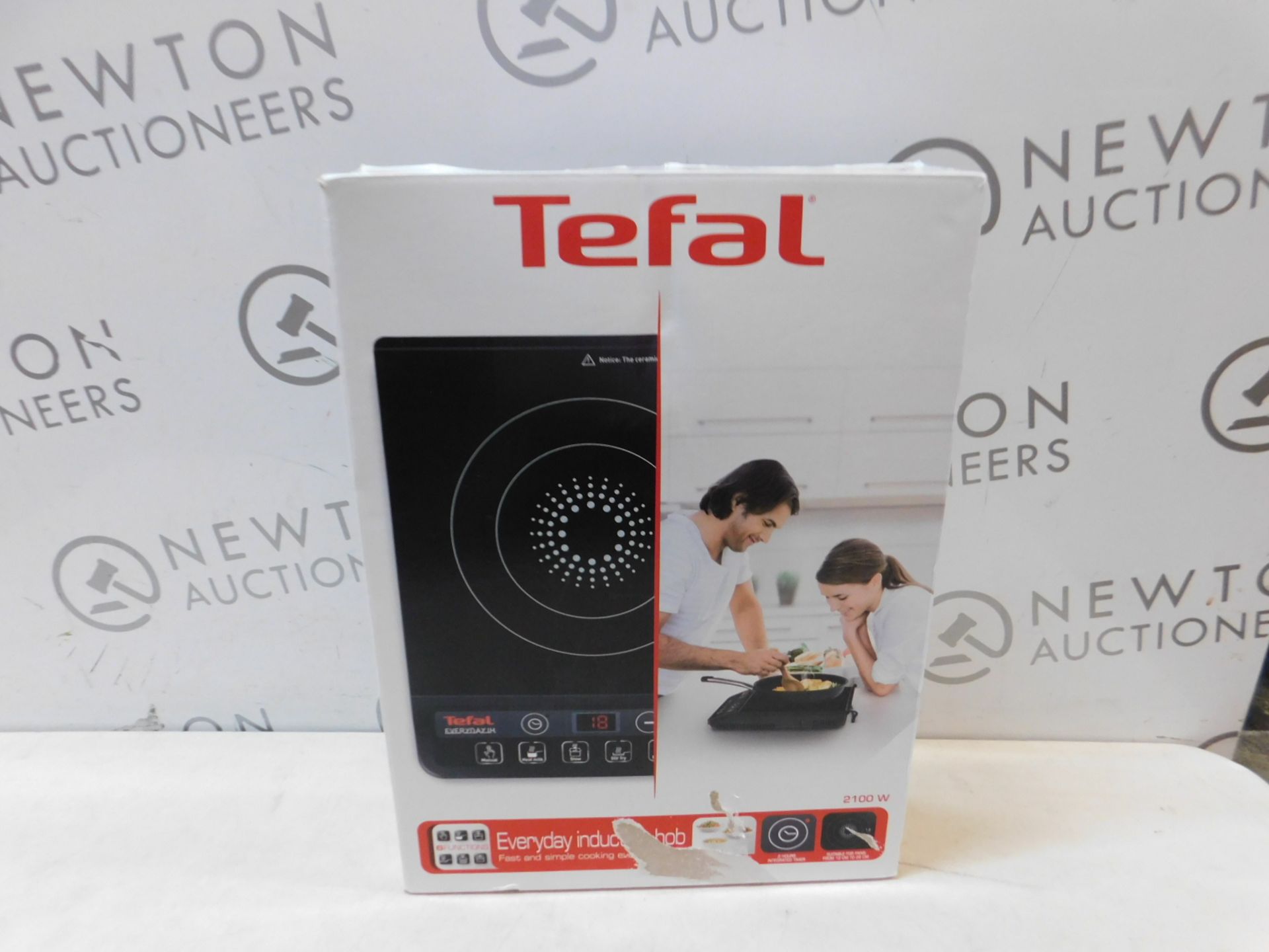 1 BOXED TEFAL EVERYDAY INDUCTION HOB RRP £49.99
