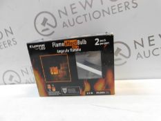 1 BOXED LUMINUS LED FLAME EFFECT BULB 2 PK RRP Â£14.99