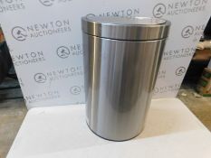 1 EKO SEMI-ROUND 47L STAINLESS STEEL MOTION SENSOR BIN RRP Â£69