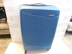 1 AMERICAN TOURISTER LARGE HARDSIDE SPINNER CASE IN BLUE RRP Â£99