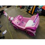 1 DISNEY PRINCESS ROYAL HORSE CARRIAGE 6 VOLT ELECTRIC RIDE ON RRP Â£249