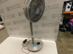 1 DUUX 13" WHISPER FLEX SMART PEDESTAL FAN WITH REMOTE CONTROL IN GREY, DXCF54UK RRP Â£149