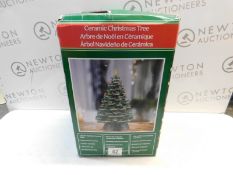 1 BOXED 17 INCH (44CM) NOSTALGIC CHRISTMAS TREE TABLE TOP ORNAMENT WITH LED LIGHTS RRP Â£69