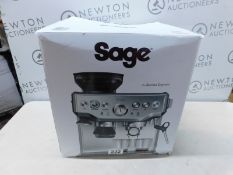 1 BOXED SAGE BARISTA EXPRESS BES875UK BEAN TO CUP COFFEE MACHINE RRP Â£599