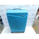 1 AMERICAN TOURISTER LARGE HARDSIDE SPINNER CASE IN TEAL RRP Â£99