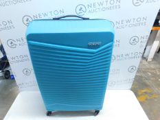 1 AMERICAN TOURISTER LARGE HARDSIDE SPINNER CASE IN TEAL RRP Â£99