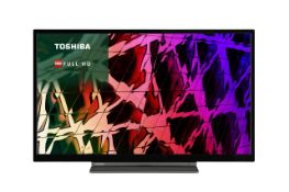 1 TOSHIBA 32LL3C63DB 32" SMART FULL HD HDR LED TV WITH STAND AND REMOTE RRP Â£199 (POWERS ON,