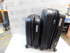 1 THE ROCK 2 PIECE HARDSIDE LUGGAGE CASE RRP Â£199