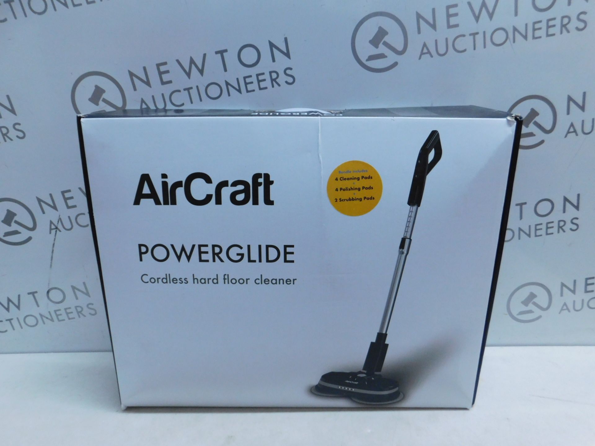 1 AIRCRAFT POWERGLIDE CORDLESS HARD FLOOR CLEANER & POLISHER RRP Â£199
