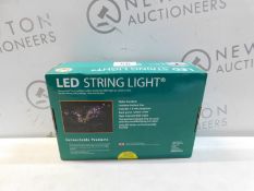 1 BOXED LIGHTS4YOU 66FT (20M) 120 LED ICE WHITE OUTDOOR STRING LIGHTS RRP Â£39