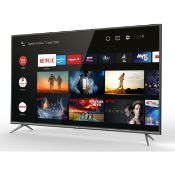 1 TCL 43EP658 43 INCH 4K HDR FREEVIEW PLAY ANDROID SMART TV WITH STAND AND REMOTE RRP Â£299 (