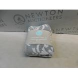 1 PACKED MARTHA STEWART 2 PACK WHITE & GREY HAND TOWEL SET COTTON RRP Â£19