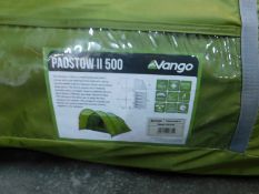 1 BAGGED VANGO PADSTOW II 500 5 PERSON FAMILY TENT RRP Â£349