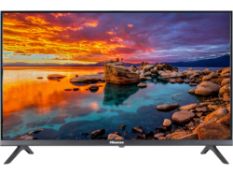 1 BOXED HISENSE 32A4EGTUK (32 INCH) HD SMART TV WITH STAND AND REMOTE RRP Â£199 (SMASHED SCREEN,