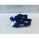 1 PAIR OF SKECHERS AIR COOLED MEMORY FOAM TRAINERS UK SIZE 5 RRP Â£49