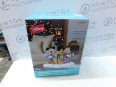 1 BOXED DISNEY 15.5 INCHES (39.4CM) CHRISTMAS CAROLER TABLE TOP ORNAMENT WITH LIGHTS & SOUNDS RRP