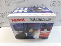 1 BOXED TEFAL PRO EXPRESS PROTECT GV9230 HIGH PRESSURE STEAM GENERATOR IRON, BLACK/BURGUNDY RRP Â£