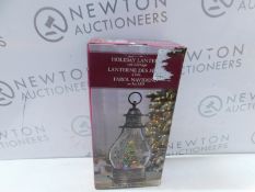 1 BOXED HOLIDAY LANTERN WITH LED LIGHTS RRP Â£34.99