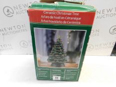 1 BOXED 17 INCH (44CM) NOSTALGIC CHRISTMAS TREE TABLE TOP ORNAMENT WITH LED LIGHTS RRP Â£69