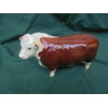 Beswick Hereford Bull ornament