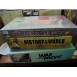 3 large games: Thunder in the East, History of the World,
