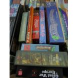Mixed box of 9 large games: The Forgotten War, Korea, Lock and Load,
