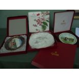 4 boxed commemorative plates by Spode