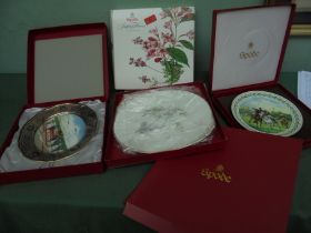 4 boxed commemorative plates by Spode