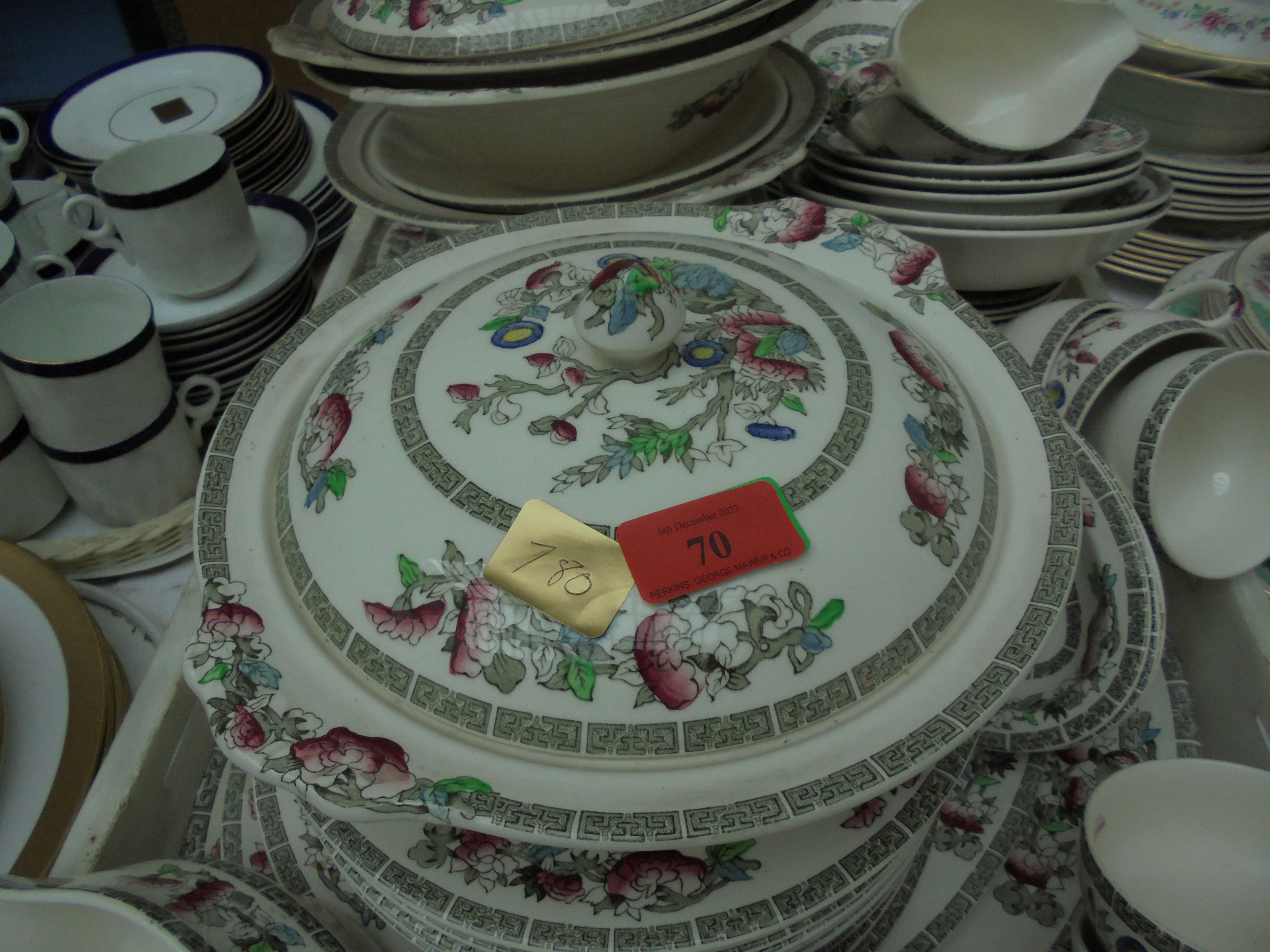 Large selection of ceramic dinner ware by Johnson Brothers entitled 'Indian Tree' to include plates, - Image 2 of 2