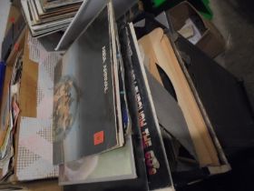 Collection of LP's and old 78's to include Abba, Carpenters,