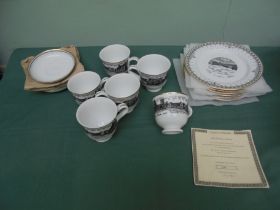 Collection of china cups,