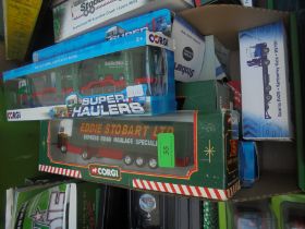 9 mint boxed Eddie Stobbart lorries,