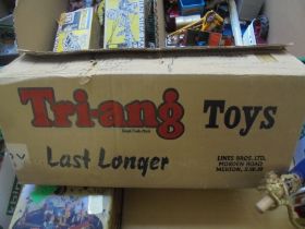 Triang large scale Milk Lorry together with original milk bottles in original box marked 'Triang