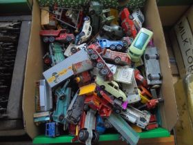 Large qty of vintage Matchbox toys (play worn)