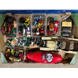 A good tray of die-cast model cars including Lesney Models of Yesteryear first series etc.