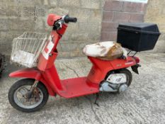 Honda Melody 50cc Moped Reg. no. Unknown Frame no. Unknown Engine no. Unknown