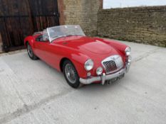 1957 MGA Roadster Reg. no. UVM 242 Chassis no. HDK 13/32092 Engine no. E96649