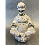 A 'Nodding Buddha' car mascot, British, circa 1900, marked CHU-SMEE, then two indistinct letters