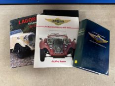 Lagonda - four volumes including well-known editions by Arnold Davey and Geoffrey Seaton.