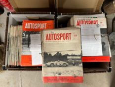 Autosport magazine - a large collection of pre-1960 magazines, mostly 1950s.