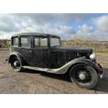 1930s Austin 12/4 Saloon Reg. no. BOR 755 Chassis no. H/BX 22380 Engine no. t.b.a