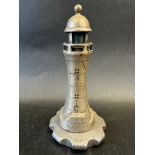 Eastbourne Lighthouse car accessory mascot by P. Rossi, fitted with a thermometer, can be wired to